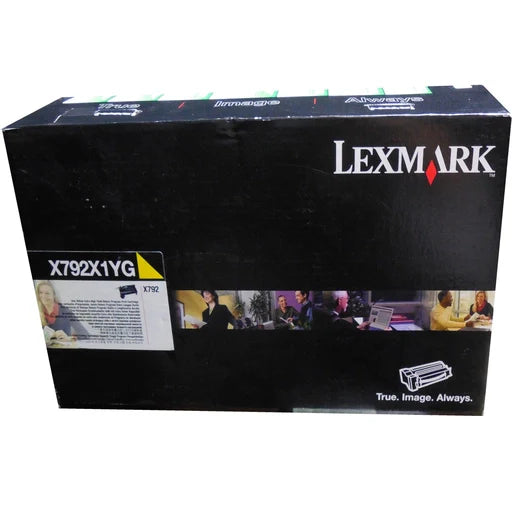 Lexmark X792 Extra High Yield Yellow Toner Cartridge X792X1YG