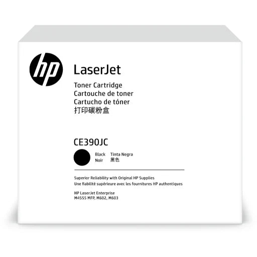 HP CE390JC High Yield Black Toner Cartridge