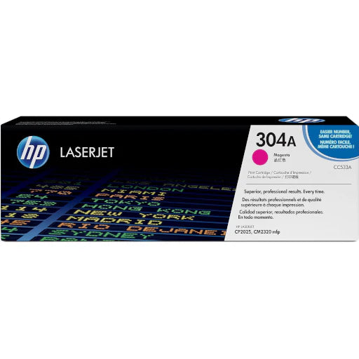 HP CC533A (304A) Magenta Toner Cartridge