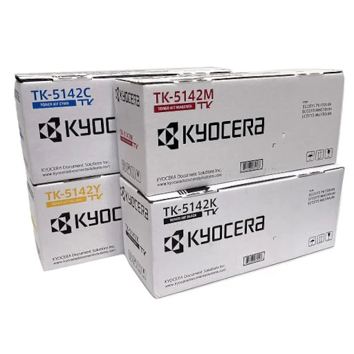 Kyocera TK-5142 Toner Cartridge Full Set ECOSYS M P