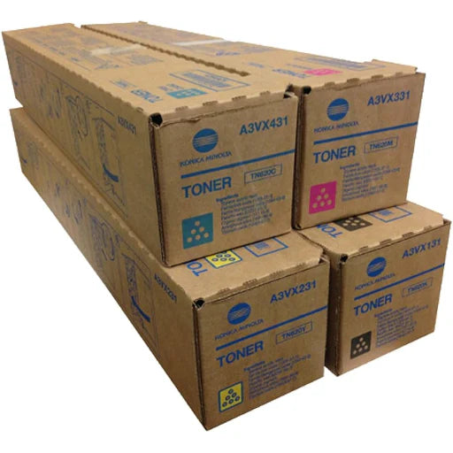 Konica Minolta TN-620 Toner Cartridge Full Set AccurioPress AccurioPrint Bizhub