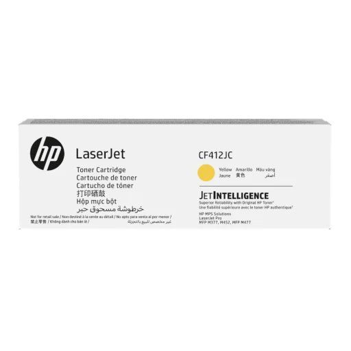 HP CF412JC High Yield Yellow Toner Cartridge