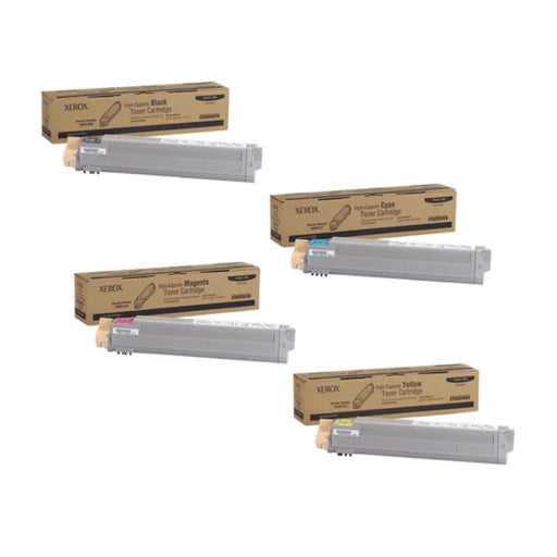 Xerox Phaser 7400 High Capacity CMYK Toner Cartridge Set
