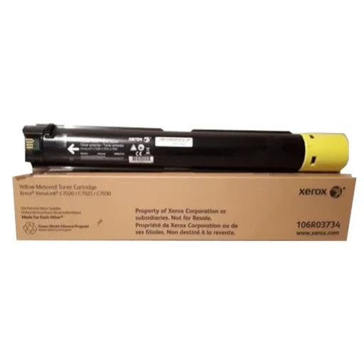 Xerox Yellow Toner Cartridge 106R03734 VersaLink C7020 C7025 C7030