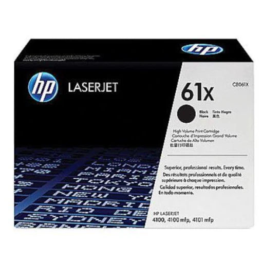 HP LaserJet 61X Black Toner Cartridge C8061X 4100 4101 MFP