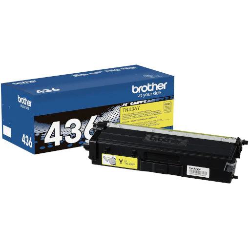 Brother TN-436Y Super High Yield Yellow Toner Cartridge