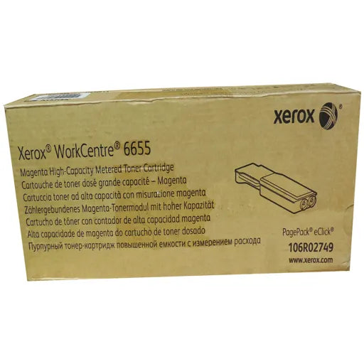 Xerox WorkCentre 6655 106R02749 High Capacity Metered Magenta Toner Cartridge