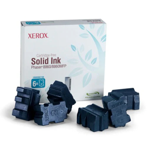 Xerox Phaser 8860/8860MFP 108R00746 Cyan Solid Ink (6 Sticks)
