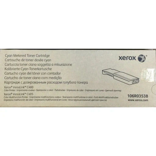 Xerox 106R03538 VersaLink C400 / C405 Cyan Toner Cartridge (Metered)