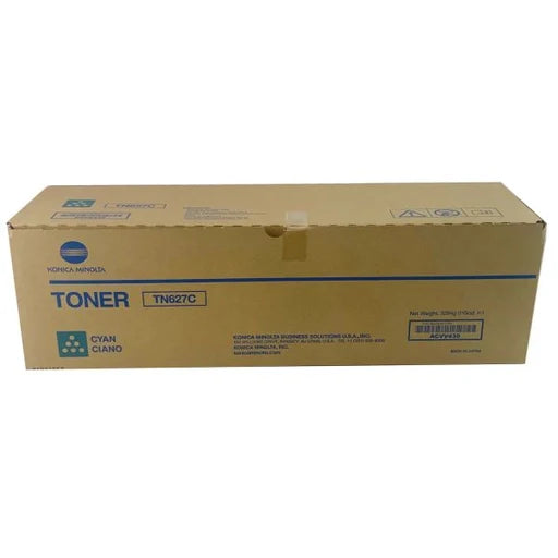 Konica Minolta ACVV430 (TN-627C — Cyan Toner Cartridge)