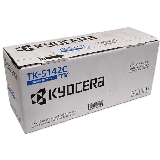 Kyocera TK-5142C Cyan Toner Cartridge ECOSYS M