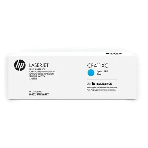 HP LaserJet Cyan Toner Cartridge CF411XC Pro