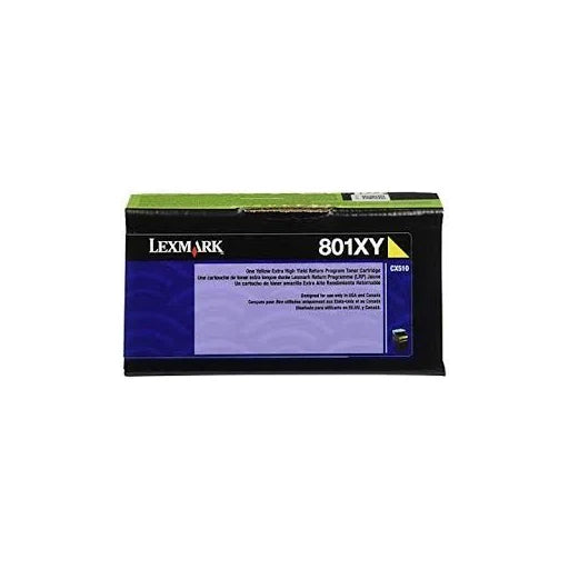 Lexmark Yellow Toner Cartridge 801XY CX510