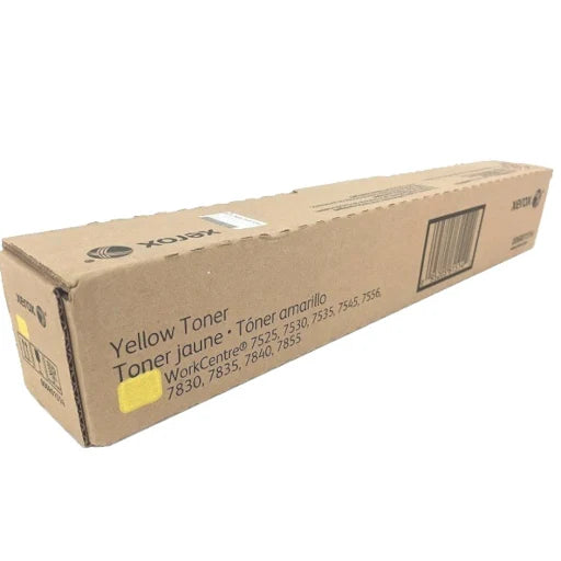 Xerox Yellow Toner Cartridge 006R01510 WorkCentre 7525 7530 7535 7545 7556 7830