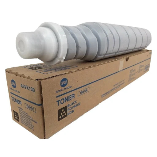 Konica Minolta TN619 Black Toner Cartridge A3VX130 AccurioPress Bizhub
