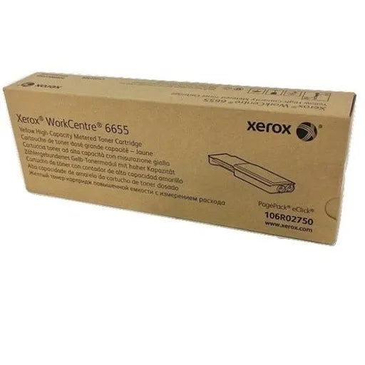 Xerox WorkCentre 6655 106R02750 High Capacity Metered Yellow Toner Cartridge