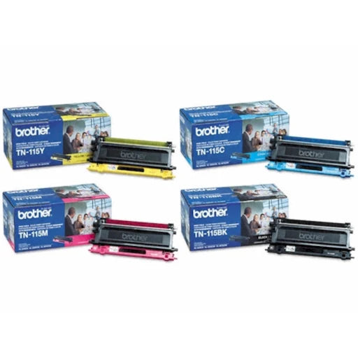 Brother TN-115 Toner Cartridge Full Set DCP HL MFC