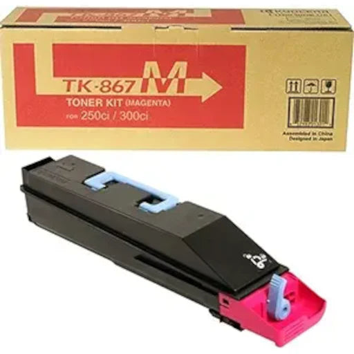 Kyocera TK-867M Magenta Toner Cartridge 1T02JZBUS0 TASKalfa
