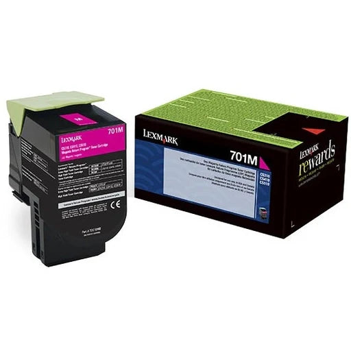 Lexmark 70C1XM0 / 701XM Magenta Toner Cartridge