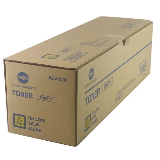 Konica Minolta ACVV230 (TN-627Y / Yellow Toner Cartridge)