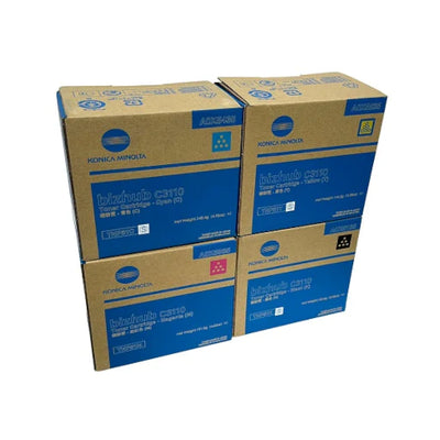 Konica Minolta TNP 51 Toner Cartridge Full Set  TNP-51 TNP51