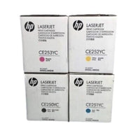 HP 504A (CE250A / CE251A / CE252A / CE253A) CMYK Toner Cartridge Set