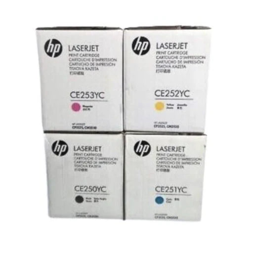 HP 504A (CE250A / CE251A / CE252A / CE253A) CMYK Toner Cartridge Set