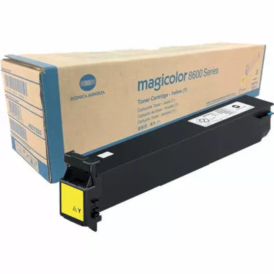 Konica Minolta A0D7233 magicolor 8650DN Yellow Toner Cartridge