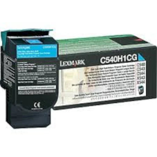 Lexmark C540H1CG High Yield Cyan Toner Cartridge