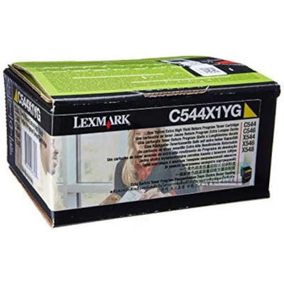 Lexmark C544X1YG Extra High Yield Yellow Toner Cartridge