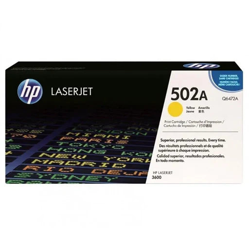 HP Q6472A (502A) Yellow Toner Cartridge