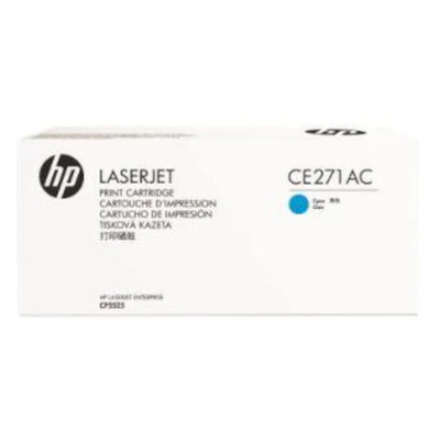 HP LaserJet Cyan Toner Cartridge CE271AC Enterprise