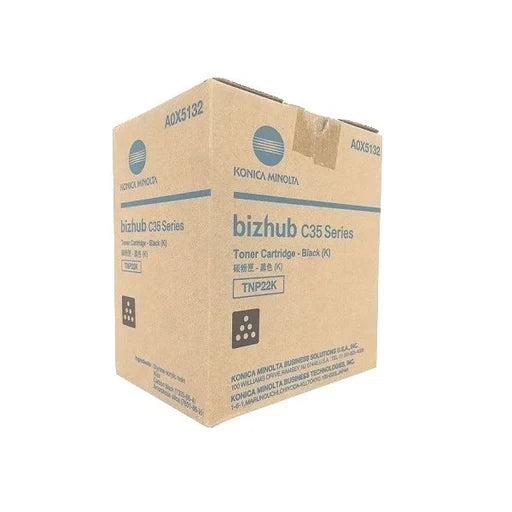 Konica Minolta A0X5132 (TNP22K) Black Toner Cartridge