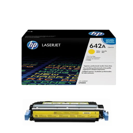 HP 642A (CB402A) Yellow Standard Capacity Toner Cartridge