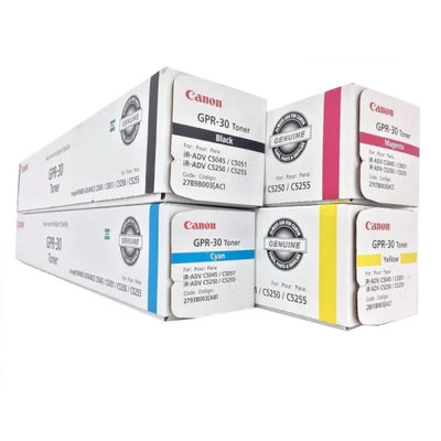 Canon GPR-30 Toner Cartridge Set 2789B003 2793B003 2797B003 2801B003