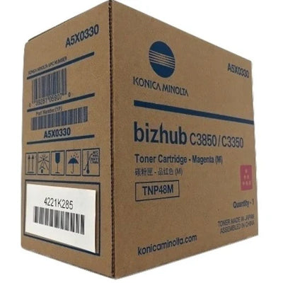 Konica Minolta A5X0330 (TNP-48M) High Yield Magenta Toner Cartridge