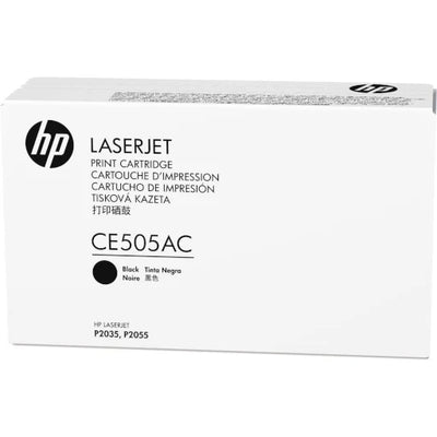 HP CE505AC Standard Yield Black Toner Cartridge