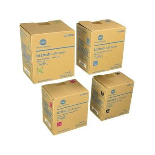 Konica Minolta TNP22 Toner Cartridges Full Set Bizhub