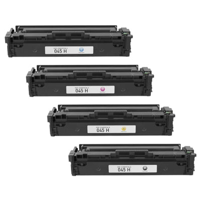 Canon 045H CMYK High Yield Toner Cartridge Set