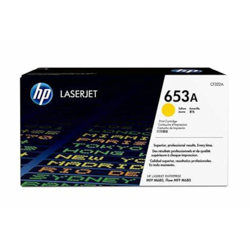 HP CF322A (653A) Yellow Toner Cartridge