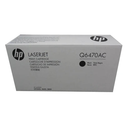 HP Q6470AC (501A) Black Standard Capacity Toner Cartridge