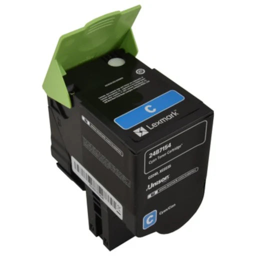 Lexmark Cyan Toner Cartridge 24B7154 C