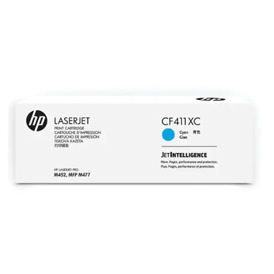 HP LaserJet Cyan Toner Cartridge CF411XC Pro