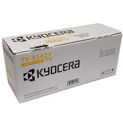 Kyocera TK-5142 Yellow Toner Cartridge ECOSYS M P
