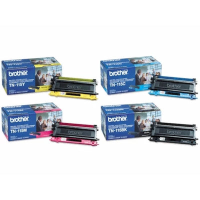 Brother TN-115 Toner Cartridge Full Set DCP HL MFC