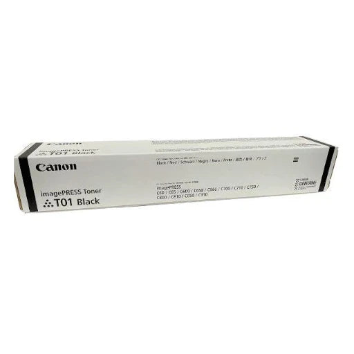 Canon T01 Black Toner Cartridge 8066B001AA imagePRESS C800 C700