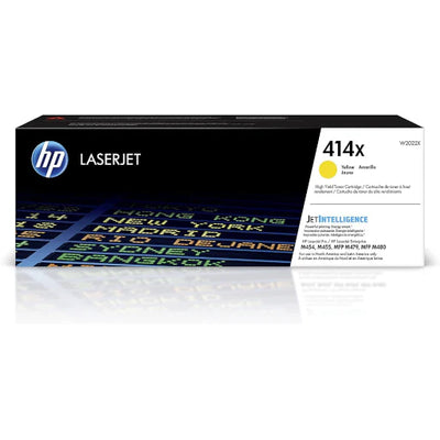 HP LaserJet 414X Yellow Toner Cartridge W2022X Pro M454 M479
