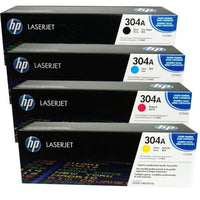 HP Color LaserJet 304A Complete Toner Set