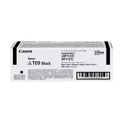 Canon ImageClass X LBP-1127C, X MF-1127C Black Toner Cartridge, T09, 3020C005
