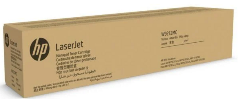 HP Color LaserJet Managed E78323, E78325, E78330 Yellow Toner Cartridge W9212MC